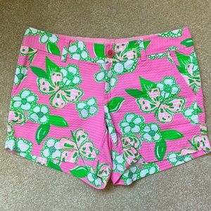 Lilly Pulitzer shorts, size 4 pink and green